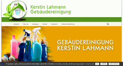 Desktop Screenshot of lahmann-reinigung.de